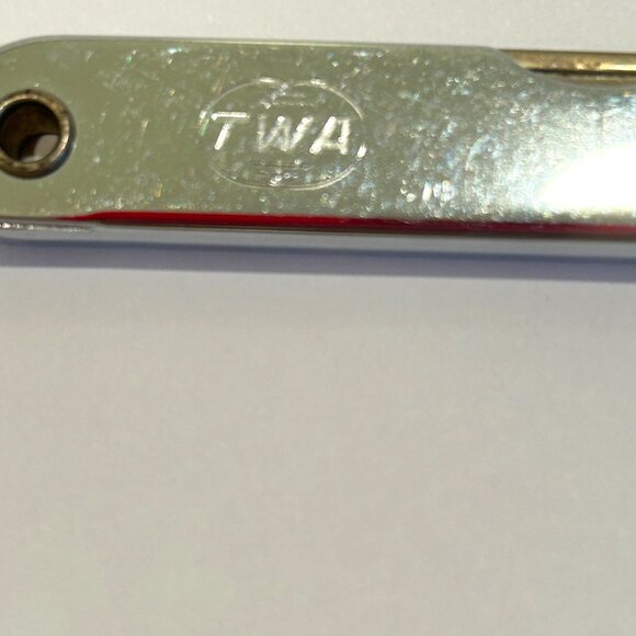 TWA Pocketknife Small Silvertone VINTAGE - Picture 7 of 11